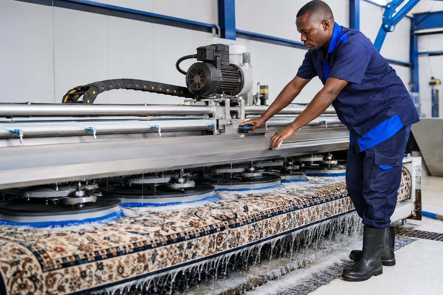 Industrial carpet cleaning by Mr. Carpet